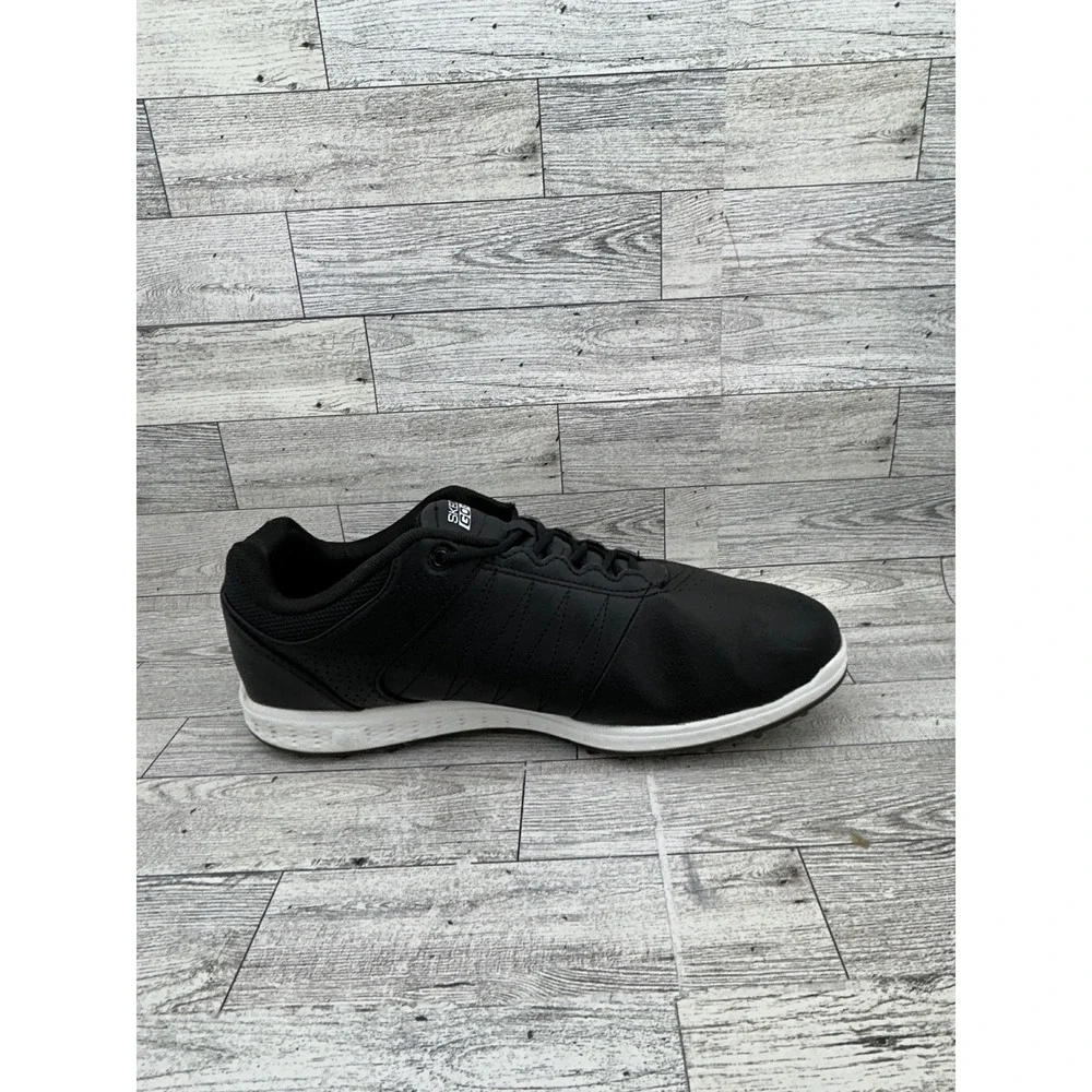 Skechers Go Golf 54545EWW Mens 9‎ Black White Spikeless Athletic Golf Shoes EWW